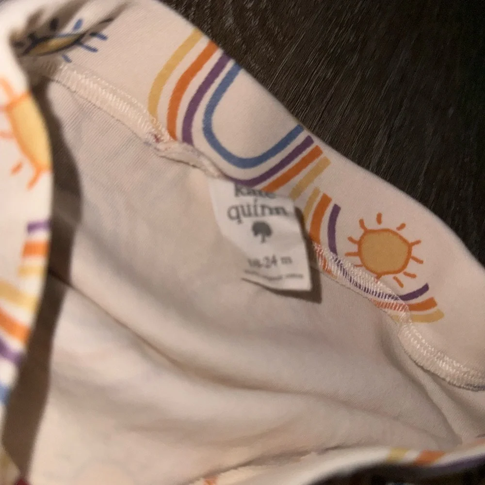 Kate Quinn rainbow and sunshine bummies